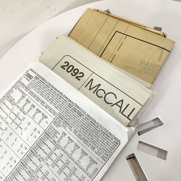 UNCUT Vintage McCall’s Sewing Pattern 2092  Nancy Zimmerman Sz 20-22 Petite able - Picture 4 of 4